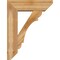 Ekena Millwork Olympic Slat Rough Sawn Bracket w/ Offset Brace, Western Red Cedar, 8"W x 26"D x 34"H BKT0806X26X34OLY06RWR - alternate 4